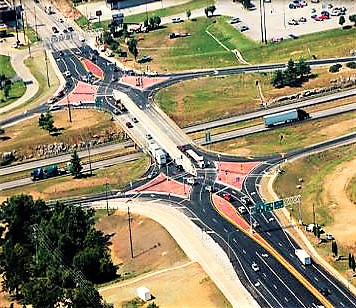 Houbolt Road Diverging Diamond Interchange
